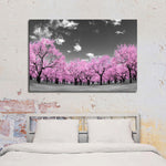 Pop Pink Forest Wall Art