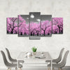 Pop Pink Forest Wall Art