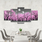 Pop Pink Forest Wall Art