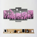 Pop Pink Forest Wall Art
