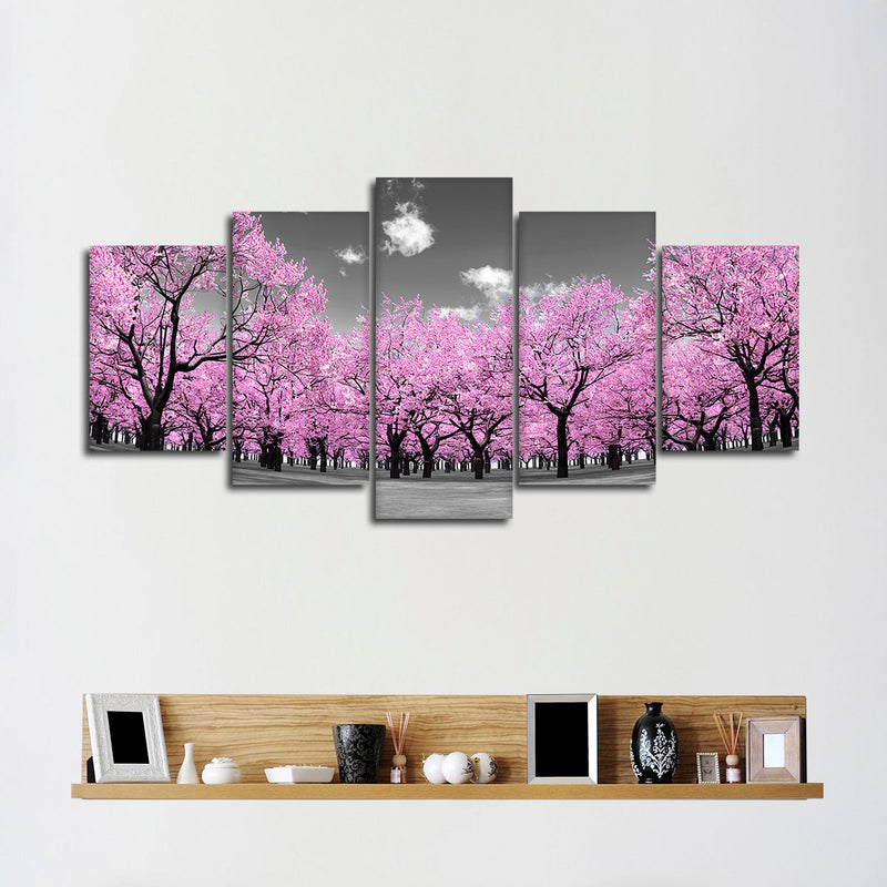 Pop Pink Forest Wall Art