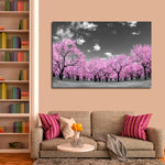 Pop Pink Forest Wall Art