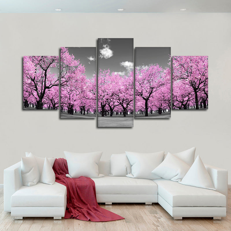 Pop Pink Forest Wall Art