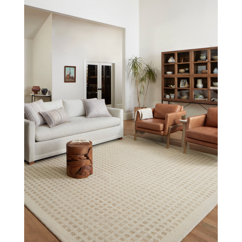 Polly Chris Loves Julia x Loloi Ivory / Natural Rug