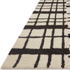 Polly Chris Loves Julia x Loloi Black / Ivory Rug