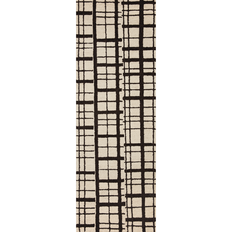 Polly Chris Loves Julia x Loloi Black / Ivory Rug