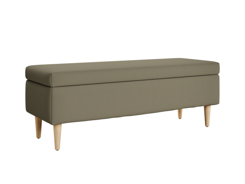 The Essential Storage Bench in Upcycled Poly