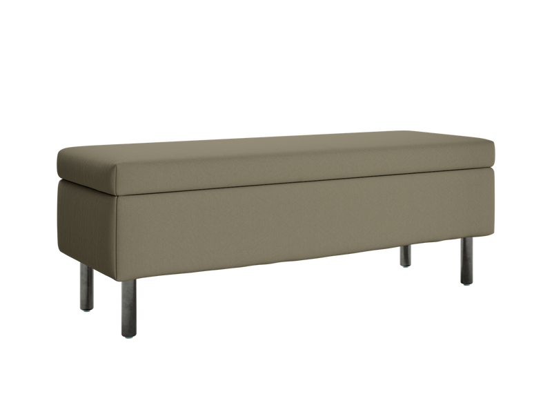 The Essential Storage Bench in Upcycled Poly