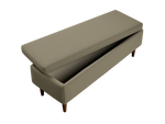 The Essential Storage Bench in Upcycled Poly