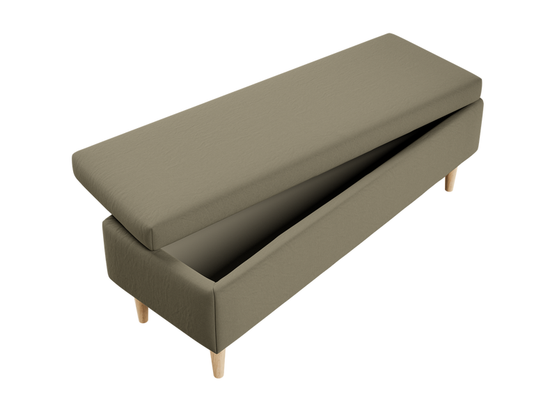 The Essential Storage Bench in Upcycled Poly