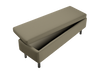 The Essential Storage Bench in Upcycled Poly