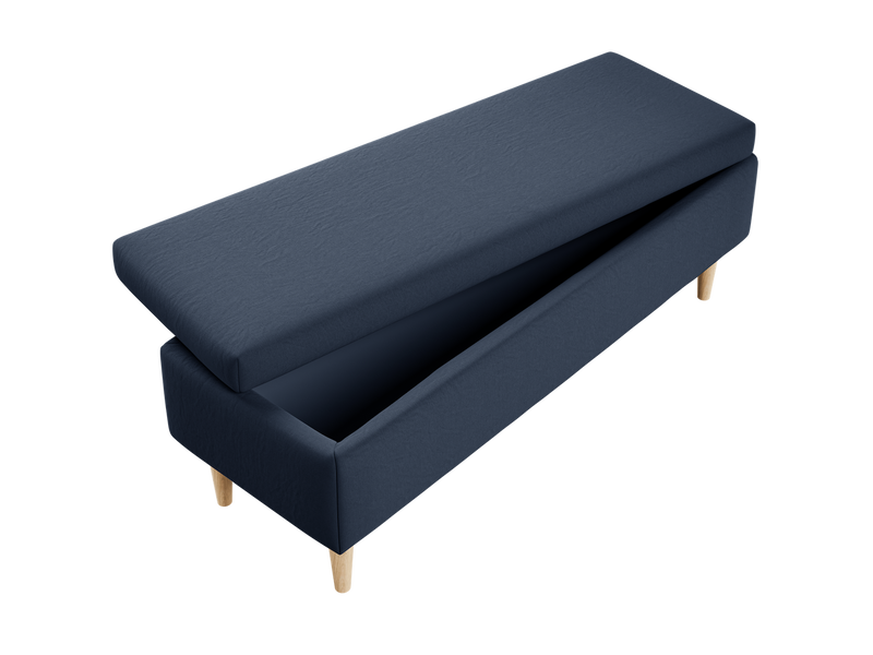 The Essential Storage Bench in Upcycled Poly