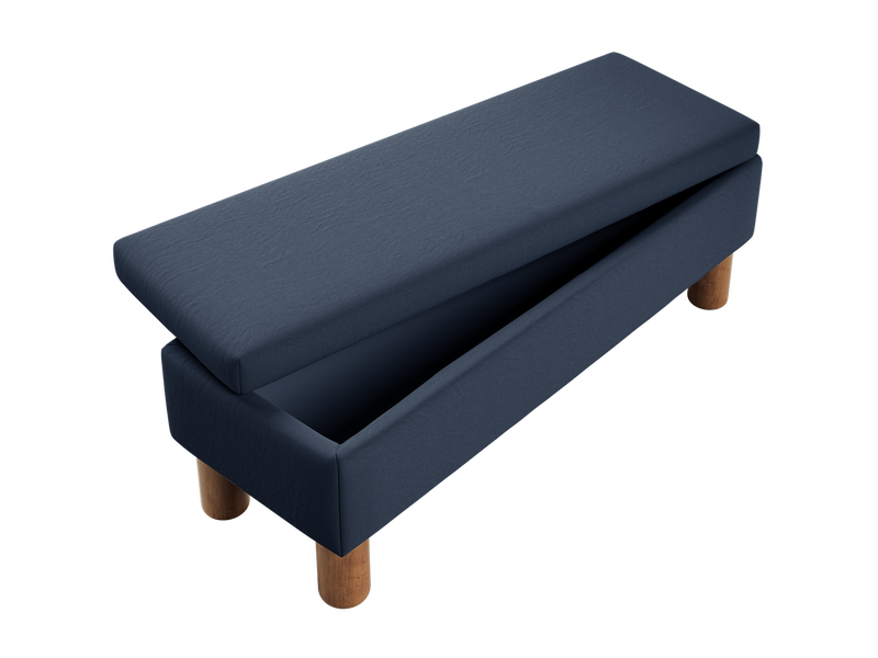 The Essential Storage Bench in Upcycled Poly