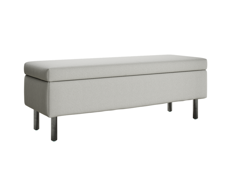 The Essential Storage Bench in Upcycled Poly