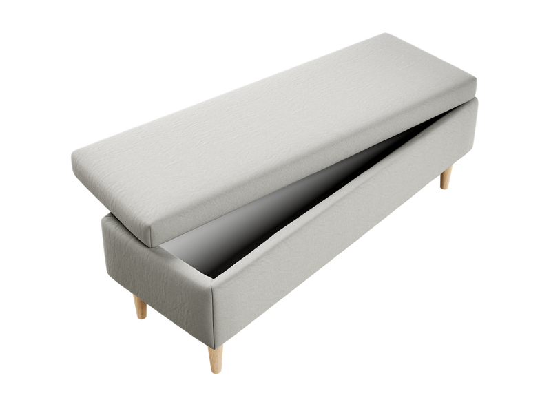 The Essential Storage Bench in Upcycled Poly