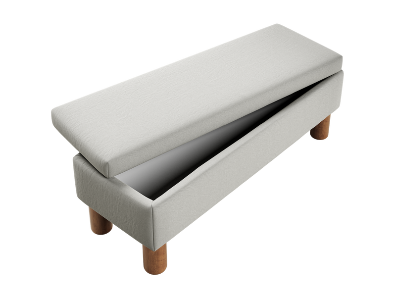 The Essential Storage Bench in Upcycled Poly