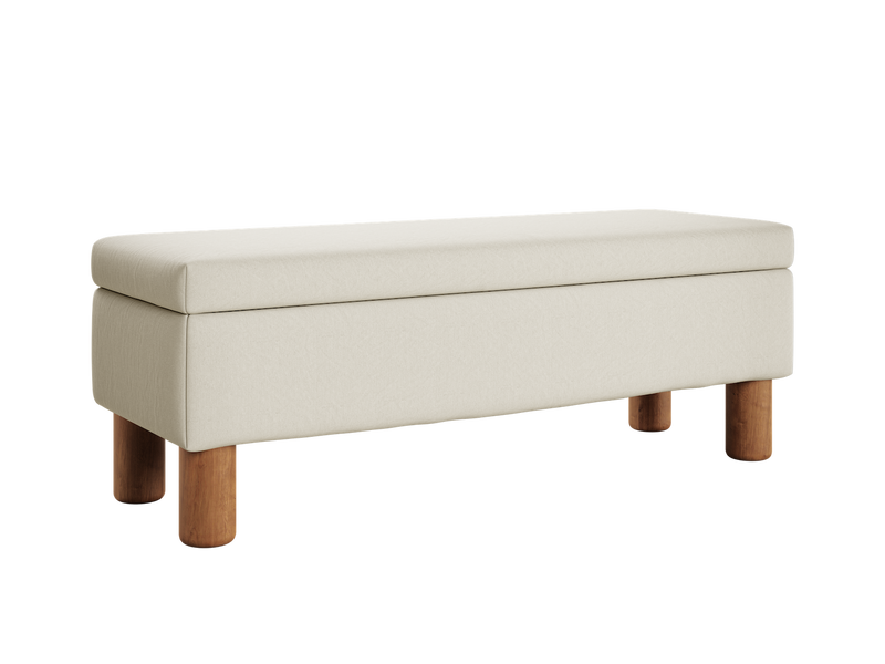 The Essential Storage Bench in Upcycled Poly