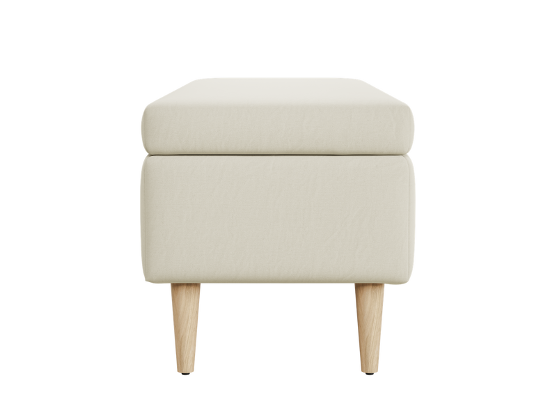 The Essential Storage Bench in Upcycled Poly