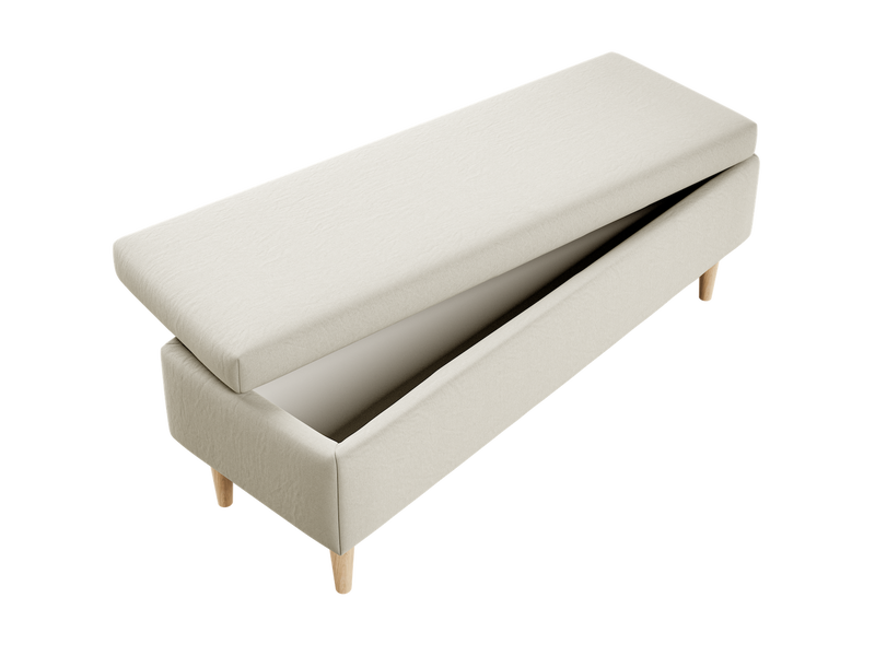 The Essential Storage Bench in Upcycled Poly