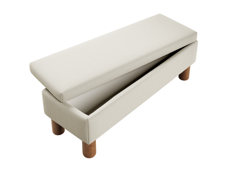 The Essential Storage Bench in Upcycled Poly