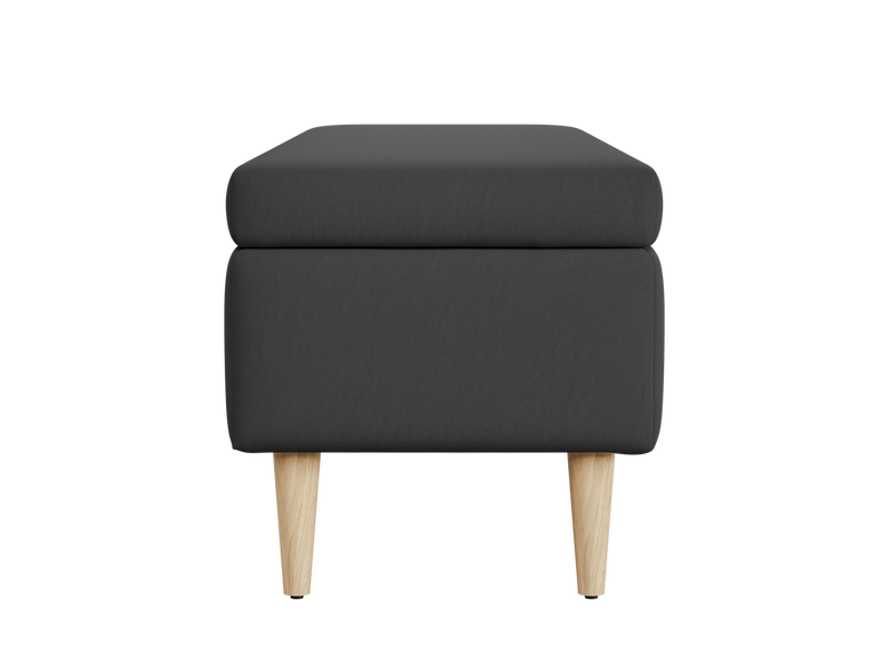 The Essential Storage Bench in Upcycled Poly