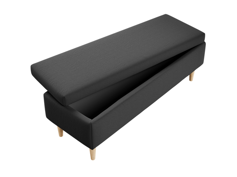 The Essential Storage Bench in Upcycled Poly