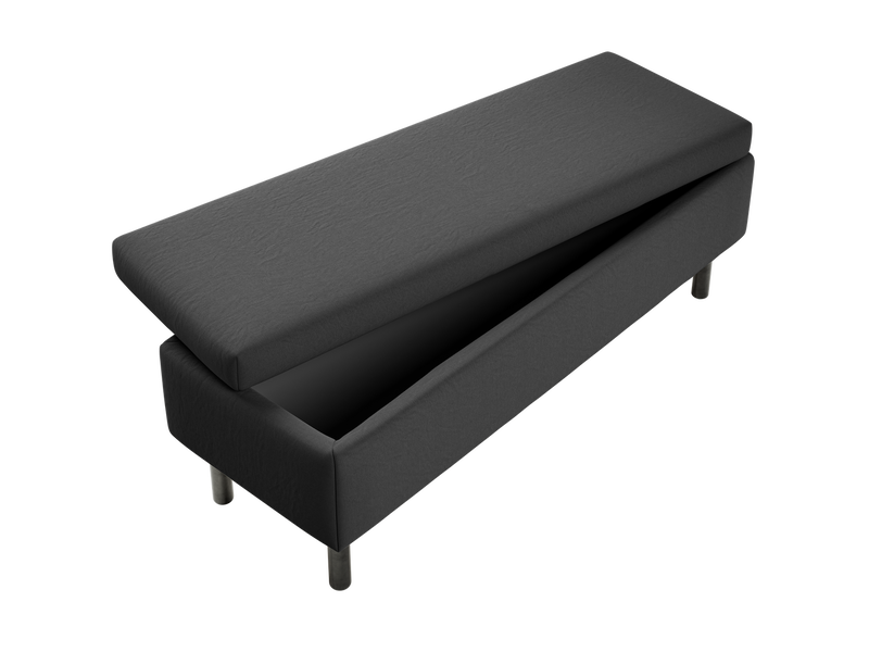 The Essential Storage Bench in Upcycled Poly