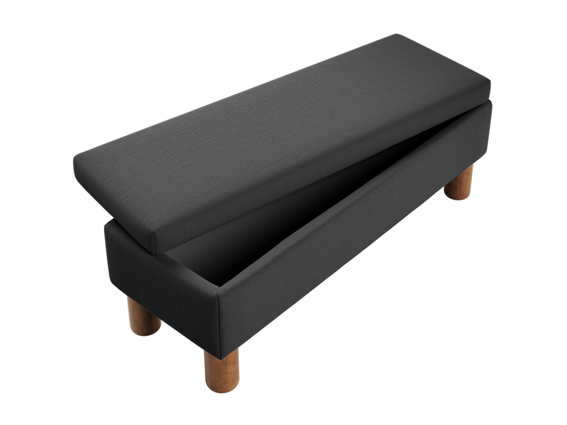 The Essential Storage Bench in Upcycled Poly