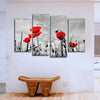Pop Red Poppies Wall Art