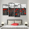 Poppy Field At Dusk Pop Wall Art