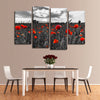 Poppy Field At Dusk Pop Wall Art