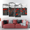Poppy Field At Dusk Pop Wall Art