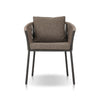 Porto Ellor Brown Outdoor Dining Chair | ready to ship!