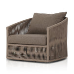 Porto Ellor Brown Outdoor Swivel Chair | shipping 6/18/2025