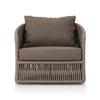 Porto Ellor Brown Outdoor Swivel Chair | shipping 6/18/2025