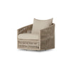 Porto Faye Sand Outdoor Swivel Chair | ready to ship!