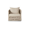 Porto Faye Sand Outdoor Swivel Chair | ready to ship!