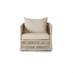 Porto Faye Sand Outdoor Swivel Chair | ready to ship!