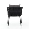 Porto Venao Charcoal Outdoor Dining Chair | ready to ship!