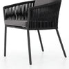 Porto Venao Charcoal Outdoor Dining Chair | ready to ship!