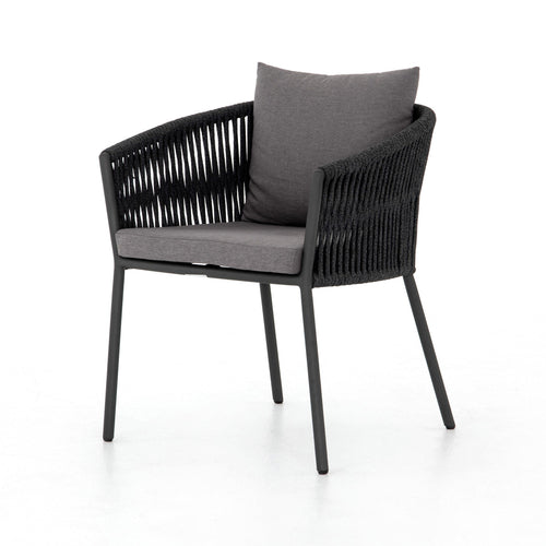 Porto Venao Charcoal Outdoor Dining Chair | ready to ship!