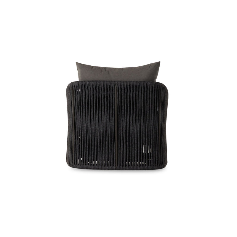 Porto Venao Charcoal Outdoor Swivel Chair | ready to ship!