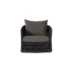 Porto Venao Charcoal Outdoor Swivel Chair | ready to ship!