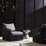 Porto Venao Charcoal Outdoor Swivel Chair | ready to ship!