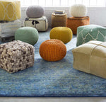 Didier Traditional Aqua Area Rug