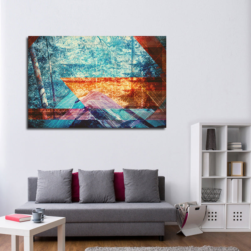 Psychedelic Forest Wall Art