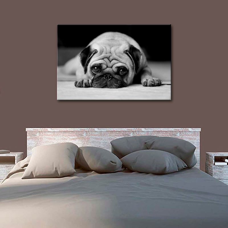 Sad Pug Wall Art
