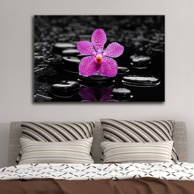 Zen Purple Orchid Wall Art