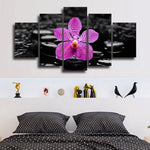 Zen Purple Orchid Wall Art