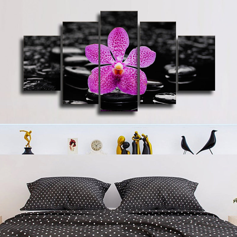 Zen Purple Orchid Wall Art